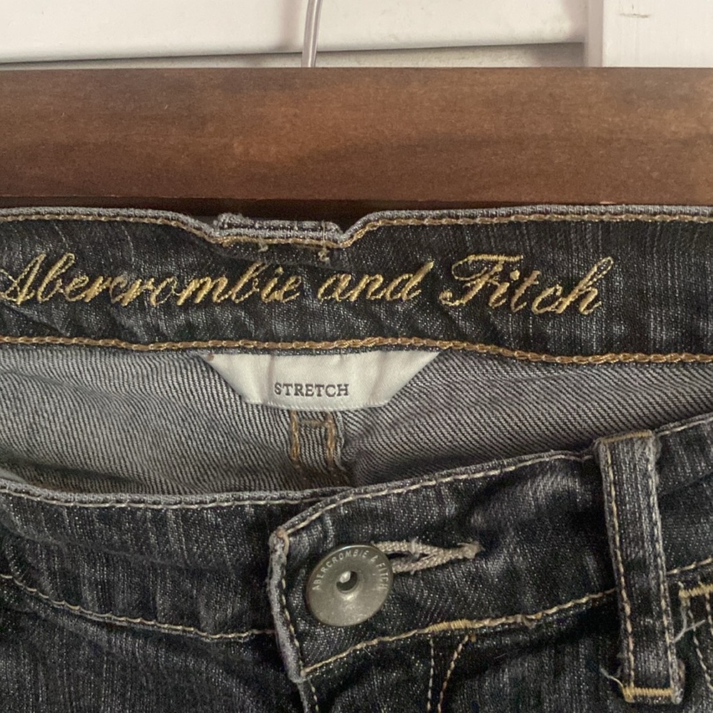 Abercrombie & Fitch Grey Wash Stretch Size 0 Skinny Jeans